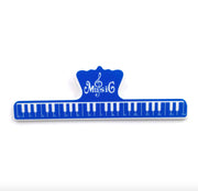 クリップ 文房具 メモ ピアノ 鍵盤 かわいい おしゃれ メモリ付き メモクリップ ブッククリップ 紙挟み ものさし 定規 挟む 紙 まとめる 書類整理 事務用品 文具