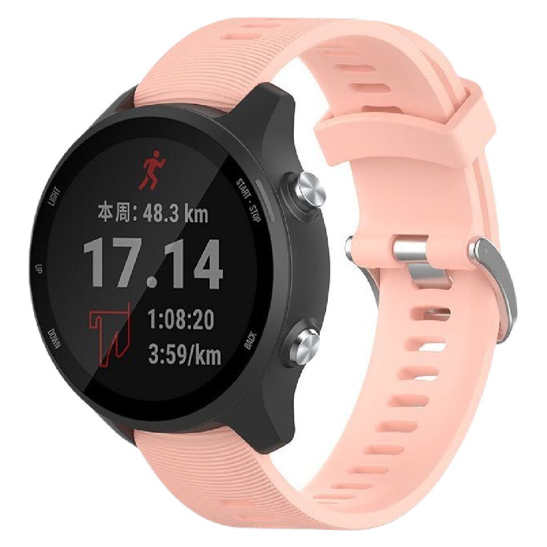 腕時計用ベルト スマートウォッチ用 交換用バンド Garmin venu2plus forerunner245M ライトピンク バリエーション画像