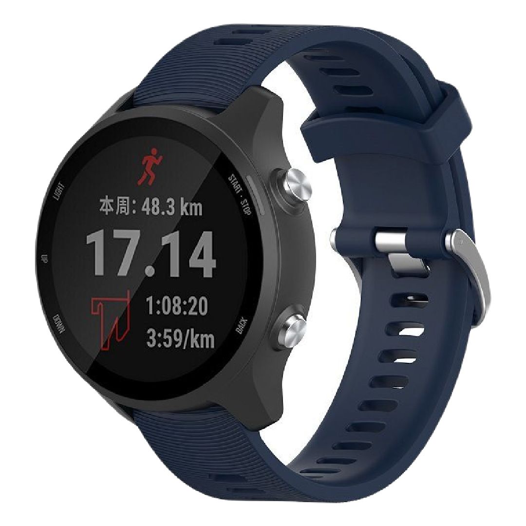腕時計用ベルト スマートウォッチ用 交換用バンド Garmin venu2plus forerunner245M ネイビー バリエーション画像