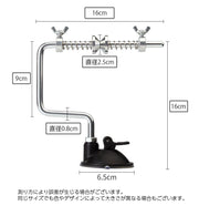 ライン巻き器 釣り糸巻き機 ラインワインダー 巻き取り器 吸盤ロック式 フィッシング用品 簡単設置 簡易 便利 釣り つり いとまき