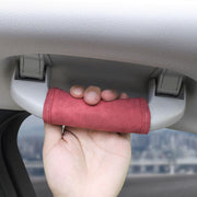 アシストグリップ用カバー 2個セット 持ち手カバー カー用品 助手席 後部座席 内装 車用 カスタム ドレスアップ シンプル おしゃれ 汚れ防止 傷防止 保護 マジック テープ 簡単取り付け