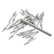 釘 ネジ 双頭 50本セット 専用スリーブ付き 両頭 隠し釘 見えない 巾木 幅木 固定 DIY 工芸 ダブルヘッド ネイル