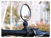 自転車用ミラー サイクリング 自転車 アウトドア 自転車パーツ 安全グッズ 広角 視野が広い ブラック 黒 耐久性 頑丈 おしゃれ 定番 シンプル 無地