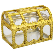 小物入れ 収納ケース 蓋付き 宝箱風 ミニサイズ クリア 文房具 お菓子 キャンディー 飴 小物収納 日用品雑貨 収納ボックス マルチケース インテリア 雑貨 整理整頓 コンパクト 便利 かわいい ユニーク ギフト プレゼント 贈り物 バレンタイン ホワイトデー お返し