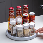 調味料ラック 回転トレイ ターンテーブル 360度回転 キッチン収納 キッチン整理用品 調味料入れ 調味料置き スパイスラック トレー ラウンド 丸型 サークル 便利 台所用品 日用品雑貨