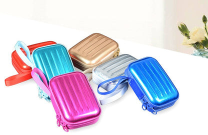 イヤホンケース ガジェットポーチ ガジェットケース モバイル収納 小物入れ 小銭入れ 商品画像5