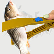 フィッシュグリップ フィッシュキャッチャー 釣り道具 魚つかみ 魚掴み カラビナ付き 伸縮リール付き ロック機能 つかむ 挟む 軽量 フィッシングツール