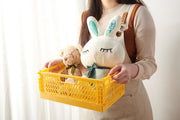 コンテナ 折りたたみ式 コンテナボックス 収納ボックス 収納ケース 収納カゴ ストレージボックス 小物入れ 折り畳み コンパクト スタッキング 整理 整頓 片付け おしゃれ かわいい インテリア雑貨 リビング キッチン 子供部屋 机上 書斎 かご カゴ