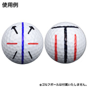 ラインマーカー ボールライナー ゴルフ用品 クリップ式 アートライン ゴルフボール マーキング 十字ライン 一本線 十字線 矢印 パター ショットライン ゴルフグッズ 練習 便利グッズ