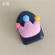 粘着フック ケーブルクリップ マスク掛け コード収納 配線整理 壁掛け 充電ケーブル メガネ サングラス マスコット付き かわいい 整理整頓