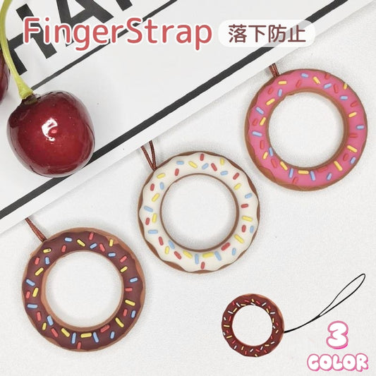 リングストラップ シリコン 携帯ストラップ スマホリング スマホアクセサリー ドーナツ型 商品画像
