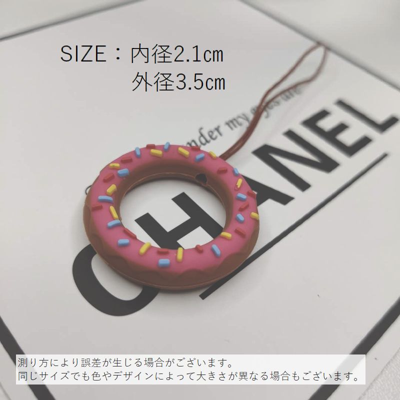 リングストラップ シリコン 携帯ストラップ スマホリング スマホアクセサリー ドーナツ型 商品画像5