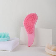 ヘアブラシ ヘッドブラシ ヘアーブラシ レディース メンズ コーム クシ カラバリ豊富 シンプル ブラッシング 頭皮ケア ヘアケア 便利 日用品 生活雑貨 ピンク 紫 ローズ 青 緑 オレンジ