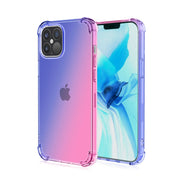 iPhoneケース iPhoneカバー スマートフォンケース スマホ カバー クリア 透明 グラデーションカラー 保護 傷防止 レディース メンズ 携帯カバー 無地 おしゃれ かわいい キュート カラフル カジュアル シンプル 男女兼用 ユニセックス 11 12 13 Pro Max mini ピンク 紫 金色 青 黒