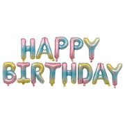 バルーン 風船 HAPPY BIRTHDAY バースデー 誕生日 室内装飾 屋内装飾 お誕生日会 パーティー イベント 記念撮影 飾り付け かわいい おしゃれ カラバリ豊富