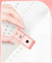 穴あけパンチ 1穴 単穴 文具 事務用品 文房具 6mm ミニサイズ 小型 コンパクト 紙用 携帯 持ち運び かわいい シンプル ピンク ベージュ パープル グリーン