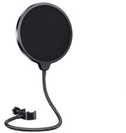 ポップブロッカー ポップガード 音響機器  PA機器 レコーディング 録音機器 クランプ式 ノイズ防止 角度調節可 固定 雑音軽減 マイクフィルタ