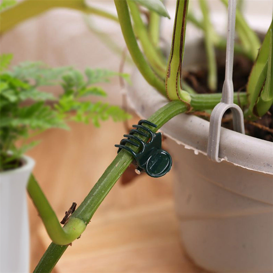 園芸用クリップ 植物クリップ 100個入り 誘引クリップ 植物サポート つる 商品画像3