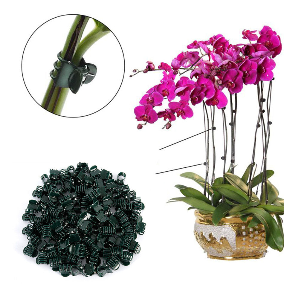 園芸用クリップ 植物クリップ 100個入り 誘引クリップ 植物サポート つる 商品画像4