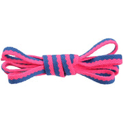 靴紐 靴ひも 2本セット シューレース レディース メンズ 女性 男性 男女兼用 120cm 140cm 平紐 バイカラー 2色 スニーカー シューズ 運動靴 おしゃれ かわいい カジュアル アレンジ ファッション雑貨
