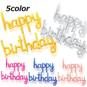 バルーン 風船 アルミ風船 ハッピーバースデイ 誕生日 happybirthday 文字 記念日 イベント パーティー お祝い 飾り