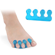 足指セパレーター フットケア 健康器具 足指 広げる フリーサイズ 1個 単品 足指パッド トゥセパレーター ストレッチ リラックス メンズ レディース 男性 女性 単色 無地 シンプル 健康グッズ 青