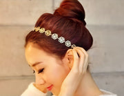 ヘアバンド ヘッドバンド ヘアタイ レディース 髪飾り カチューシャ風 ヘアアクセサリー ヘアアレンジ まとめ髪 ゴールドカラー ローズ バラ 薔薇 花 フラワー かわいい おしゃれ お洒落 キュート ガーリー フェミニン 女子力アップ 大人可愛い カジュアル シンプル 女性 女の子 ガールズ 婦人用 お出かけ 外出 デート 女子会 合コン お呼ばれ 結婚式 2次会