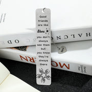 しおり 栞 ブックマーク 金属製 チャーム付き 英字 英語 かわいい おしゃれ 読書 本 ハート ラインストーン シルバーカラー スタイリッシュ 女性 男性 プレゼント