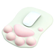 マウスパッド リストレスト 滑り止め 肉球 ネコ 猫の手 クッション サポート かわいい パソコンアクセサリー PC オフィス リモートワーク