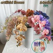 造花 単品 1本 お花 アートフラワー アレンジメント 胡蝶蘭 枯れない イミテーションフラワー 装飾 お店 飾り 結婚式 ギフト 贈り物 インテリア