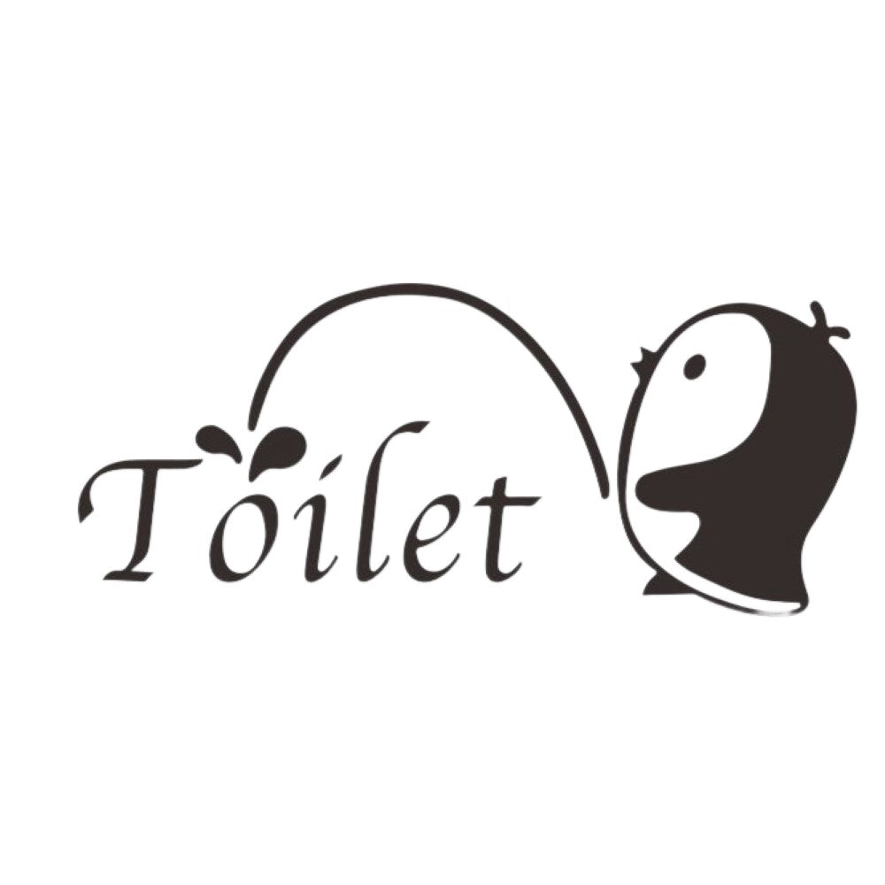 トイレステッカー トイレシール ウォールステッカー 便座 ドア 可愛い 壁紙シール デコレーション 模様替え 装飾 飾り DIY インテリア雑貨 貼り付け簡単 ペンギン ロゴ 壁面 イメージチェンジ かわいい おしゃれ お洒落 28×12cm