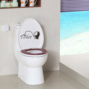 トイレステッカー トイレシール ウォールステッカー 便座 ドア 可愛い 壁紙シール デコレーション 模様替え 装飾 飾り DIY インテリア雑貨 貼り付け簡単 ペンギン ロゴ 壁面 イメージチェンジ かわいい おしゃれ お洒落 28×12cm