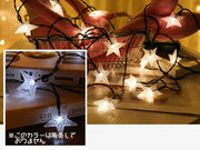 イルミネーションライト LEDライト ソーラー充電式 太陽光パネル ボール 星 クリスマス ハロウィン パーティ 屋外装飾 22m 200球 電飾 デコレーション 点灯8パターン ガーランド オーナメント おしゃれ かわいい スター 球 飾り付け アウトドア 屋内 インドア ガーデニング リチウム