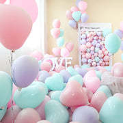 ハート型バルーン 風船 100個セット 大容量 パーティーグッズ イベント用品 装飾 結婚式 誕生日 お祝い デコレーション 飾り サプライズ プロポーズ