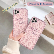 iPhoneケース iPhoneカバー アイフォンケース スマホカバー スマホケース レディース 女性 おしゃれ かわいい ヒョウ柄 ピンク ソフトカバー 背面保護 保護ケース 傷防止 耐衝撃 カメラ保護 アイフォン12 13 Mini Pro ProMax