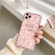 iPhoneケース iPhoneカバー アイフォンケース スマホカバー スマホケース レディース 女性 おしゃれ かわいい ヒョウ柄 ピンク ソフトカバー 背面保護 保護ケース 傷防止 耐衝撃 カメラ保護 アイフォン12 13 Mini Pro ProMax