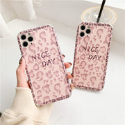 iPhoneケース iPhoneカバー アイフォンケース スマホカバー スマホケース レディース 女性 おしゃれ かわいい ヒョウ柄 ピンク ソフトカバー 背面保護 保護ケース 傷防止 耐衝撃 カメラ保護 アイフォン12 13 Mini Pro ProMax