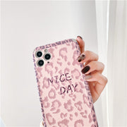 iPhoneケース iPhoneカバー アイフォンケース スマホカバー スマホケース レディース 女性 おしゃれ かわいい ヒョウ柄 ピンク ソフトカバー 背面保護 保護ケース 傷防止 耐衝撃 カメラ保護 アイフォン12 13 Mini Pro ProMax