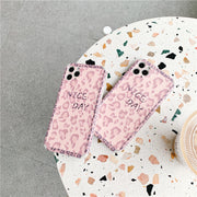 iPhoneケース iPhoneカバー アイフォンケース スマホカバー スマホケース レディース 女性 おしゃれ かわいい ヒョウ柄 ピンク ソフトカバー 背面保護 保護ケース 傷防止 耐衝撃 カメラ保護 アイフォン12 13 Mini Pro ProMax