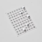ネイルシール ネイルパーツ ネイルアートパーツ ネイルアート雑貨 ネイル用品 ファッション雑貨 リボン イラスト風 シールタイプ ブラック ホワイト レッド シンプル ポップ カジュアル ガーリー かわいい キュート