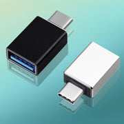 変換アダプター Type-C USB3.0 OTG 変換コネクター スマートフォン スマホ パソコン タブレット ノートPC データ転送 バックアップ 充電 コンパクト 持ち運び カラバリ おしゃれ 便利