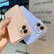 iPhoneケース iPhoneカバー スマホケース スマホカバー ユニセックス スマートフォン 携帯 光沢感 背面保護 傷防止 無地 単色 おしゃれ