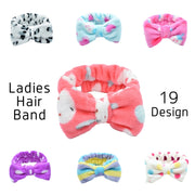 ヘアバンド ヘッドバンド レディース 女性用 洗顔用 お風呂 バス用品 メイク時 髪留め ヘアターバン 伸縮性 ゴム ふわふわ もこもこ 可愛い リボン ヒョウ柄 水玉 ドット ボーダー ハート うさぎ いちご パステルカラー ヘアー