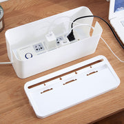 ケーブルボックス 収納家具 充電ステーション ケーブル収納 配線カバー ケーブル ボックス 整理 蓋付き ふた付き ほこり防止 保護 目隠し シンプル 無地