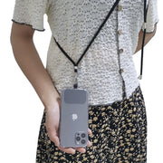 スマホネックストラップ レディース メンズ ネックストラップ スマホアクセサリー 首掛け 肩掛け 挟むだけ 簡単装着 シンプル カラフル おしゃれ