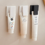 チューブクリップ 3個セット チューブホルダー 収納ホルダー 壁掛け 収納 フック クリップ 洗面所 キッチン 歯磨き粉 タオル掛け 小物掛け シンプル