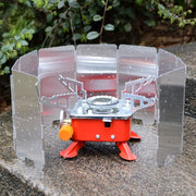 ウインドスクリーン ウインドシールド 防風板 コンロ 焚き火 風よけ リフレクター キャンプ バーベキュー BBQ 折りたたみ 折り畳み 小さめ 小さい ミニ