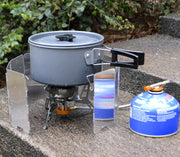ウインドスクリーン ウインドシールド 防風板 コンロ 焚き火 風よけ リフレクター キャンプ バーベキュー BBQ 折りたたみ 折り畳み 小さめ 小さい ミニ