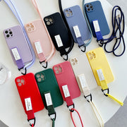 iPhoneケース iPhoneカバー スマホケース スマホカバー ショルダーストラップ付き 長さ調節可能 首掛け 肩掛け 斜め掛け iPhone12 12Pro 12ProMax iPhone11 11Pro 11ProMax X XR XS XSMAX iPhone13 13Pro 13ProMax 14 14plus 14Pro 14ProMax ベルト付き 背面保護 落下防止 傷予防 携帯ケース スマートフォンケース アイフォンケース