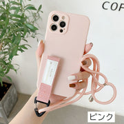 iPhoneケース iPhoneカバー スマホケース スマホカバー ショルダーストラップ付き 長さ調節可能 首掛け 肩掛け 斜め掛け iPhone12 12Pro 12ProMax iPhone11 11Pro 11ProMax X XR XS XSMAX iPhone13 13Pro 13ProMax 14 14plus 14Pro 14ProMax ベルト付き 背面保護 落下防止 傷予防 携帯ケース スマートフォンケース アイフォンケース